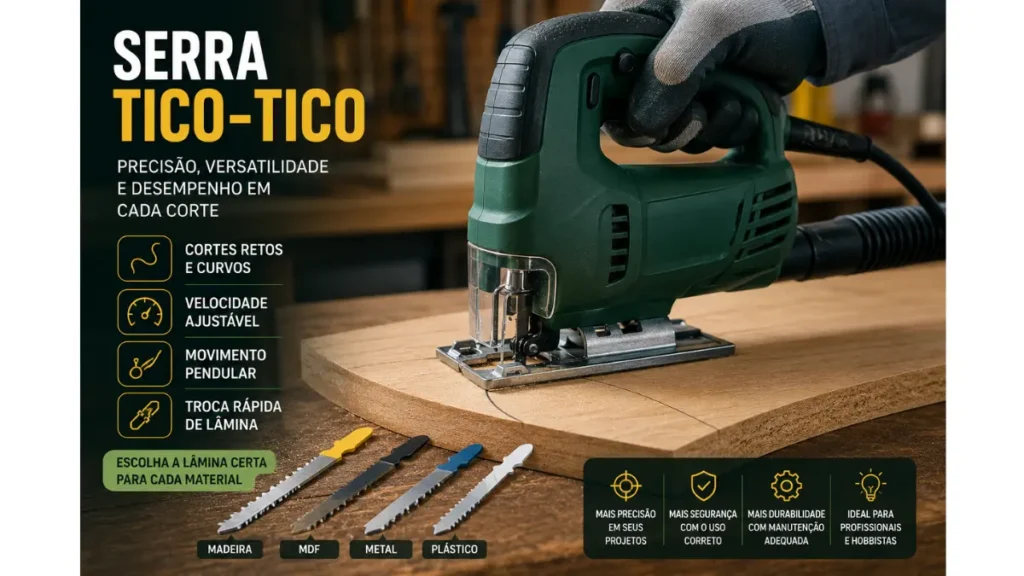 Serra Tico-tico: como escolher o modelo ideal e cortar com precisão 8 Serra-Tico-tico