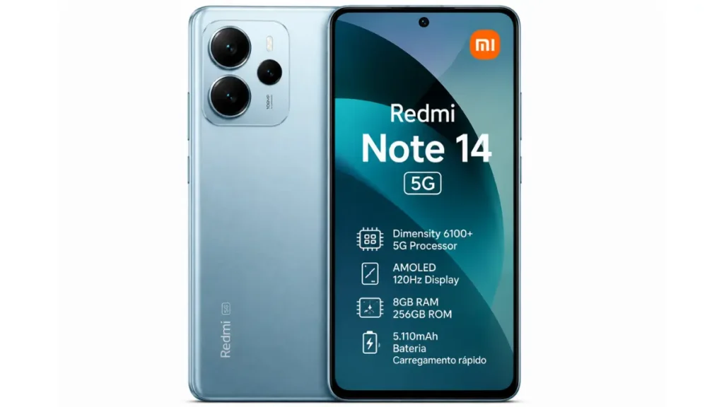 Melhor Celular até R$ 2.000 em 2026: Top 7 Modelos com Melhor Custo-Benefício 8 Celular Redmi Note 14 5G